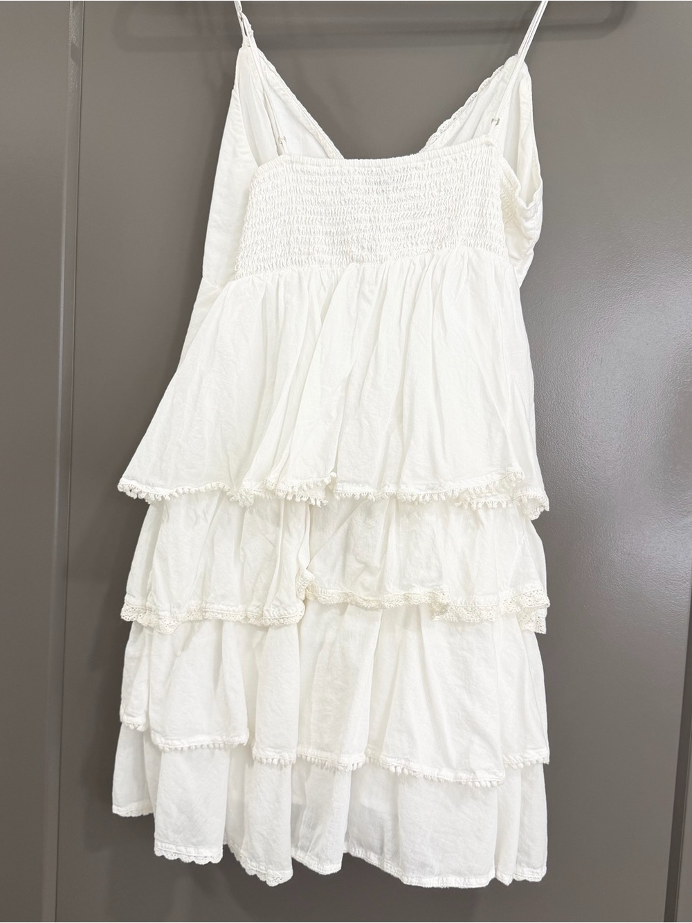 V-Neck Ruffle Tiered Mini Dress - Picture 4 of 5